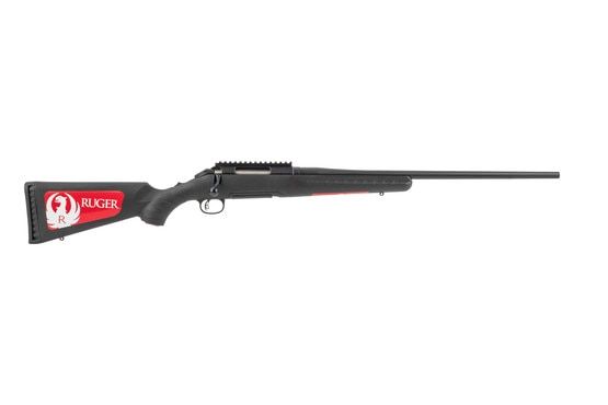 Ruger American 243 bolt action rifle features a 22 inch barrel
